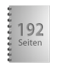 Broschüre mit Metall-Spiralbindung, Endformat DIN A7, 192-seitig
