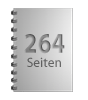Broschüre mit Metall-Spiralbindung, Endformat DIN A7, 264-seitig