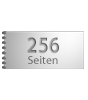 Broschüre mit Metall-Spiralbindung, Endformat DIN lang quer (210 x 105 mm), 256-seitig