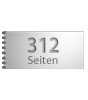 Broschüre mit Metall-Spiralbindung, Endformat DIN lang quer (210 x 105 mm), 312-seitig