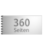 Broschüre mit Metall-Spiralbindung, Endformat DIN lang quer (210 x 105 mm), 360-seitig