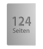 Broschüre mit PUR-Klebebindung, Endformat DIN A5, 124-seitig