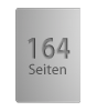 Broschüre mit PUR-Klebebindung, Endformat DIN A5, 164-seitig