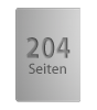 Broschüre mit PUR-Klebebindung, Endformat DIN A5, 204-seitig