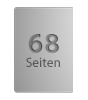 Broschüre mit PUR-Klebebindung, Endformat DIN A5, 68-seitig