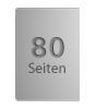 Broschüre mit PUR-Klebebindung, Endformat DIN A5, 80-seitig