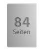Broschüre mit PUR-Klebebindung, Endformat DIN A5, 84-seitig