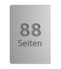 Broschüre mit PUR-Klebebindung, Endformat DIN A5, 88-seitig